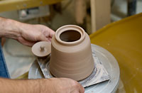 Image of teapot-making process