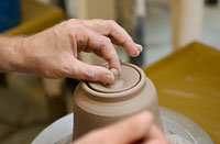 Image of teapot-making process