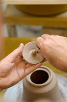 Image of teapot-making process