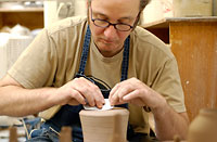 Image of teapot-making process