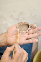 Image of teapot-making process