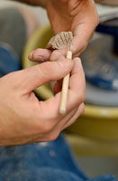 Image of teapot-making process