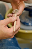 Image of teapot-making process