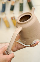 Image of teapot-making process