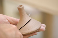Image of teapot-making process